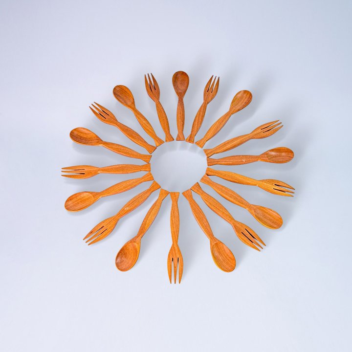 215 SENDOK GARPU SAWO ISI 10 10CM KODE 180 6