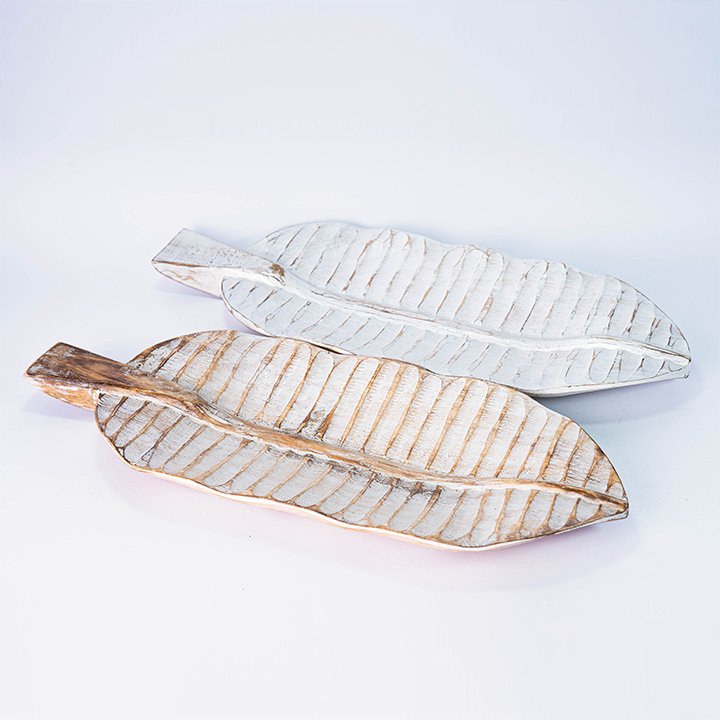 228 DAUN KAYU 50 CM PUTIH HITAM KODE 300 5