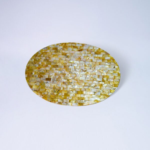 435 PLASMET KERANG MUTIARA KUNING OVAL KODE 450 30