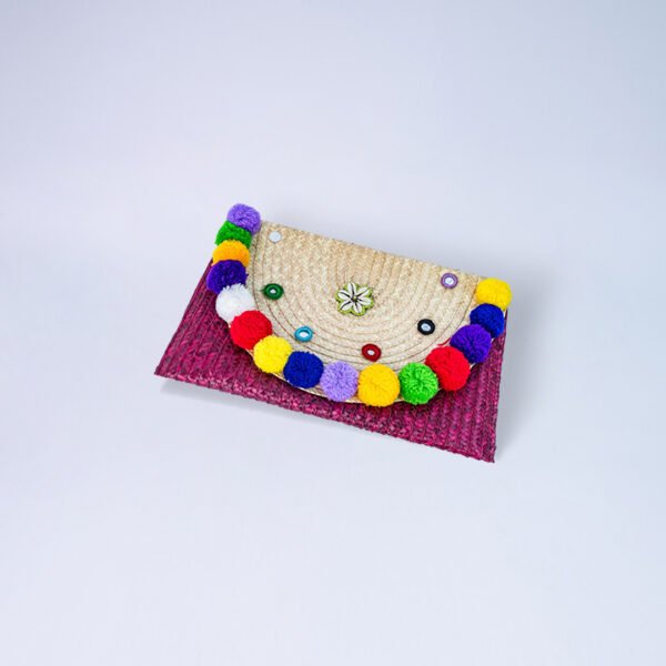473 DOMPET ENTAL POMPOM + KERANG MIX 180 4