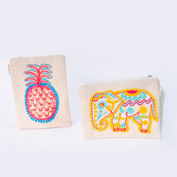 74 DOMPET KAIN BORDIR TGG KODE 90 3