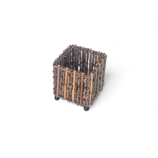 101 Tempat Lilin Kotak Pahang Rotan 11cm 75 2