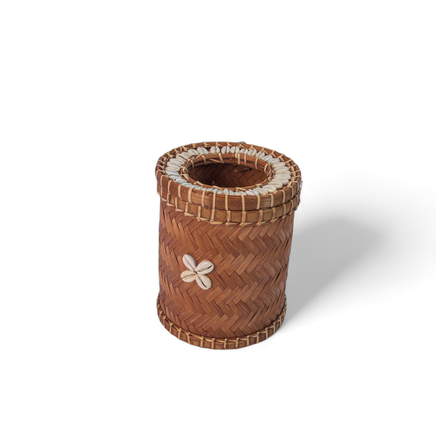 192 Tempat Tisu Bambu Kerang Bulat Tinggi D.13x16 150 9