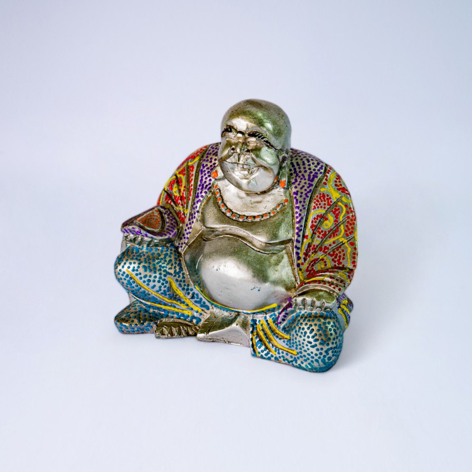 245 HAPPY BUDA PAINTING 15 CM 150 9