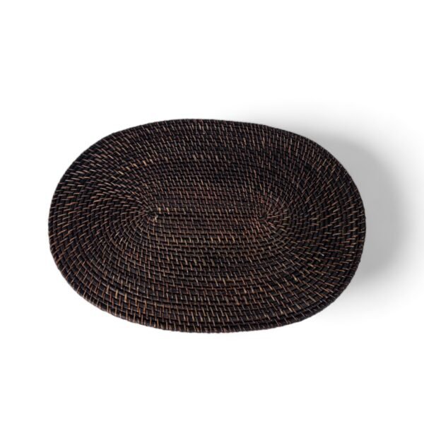 261 Plesmet Rotan Hitam Oval 35x50 210 5