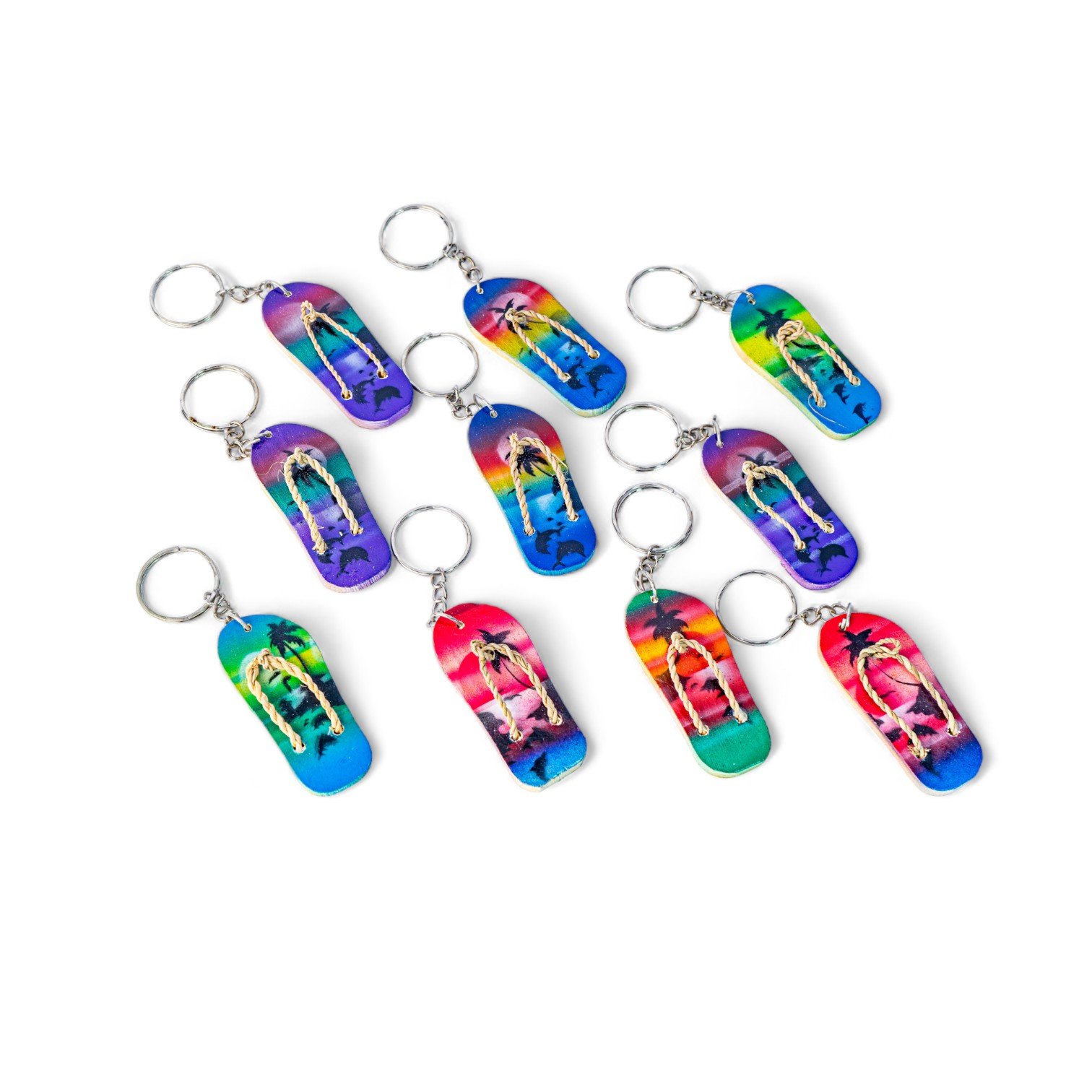 27 Gantungan Kunci Sandal Surfing isi 10 36 2