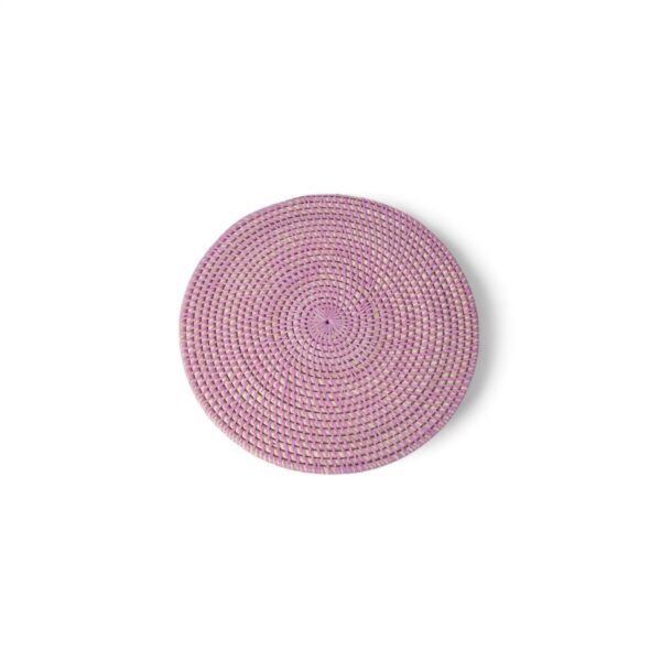 289 Plesmet Rotan Warna Pink Bulat 30cm 180 10