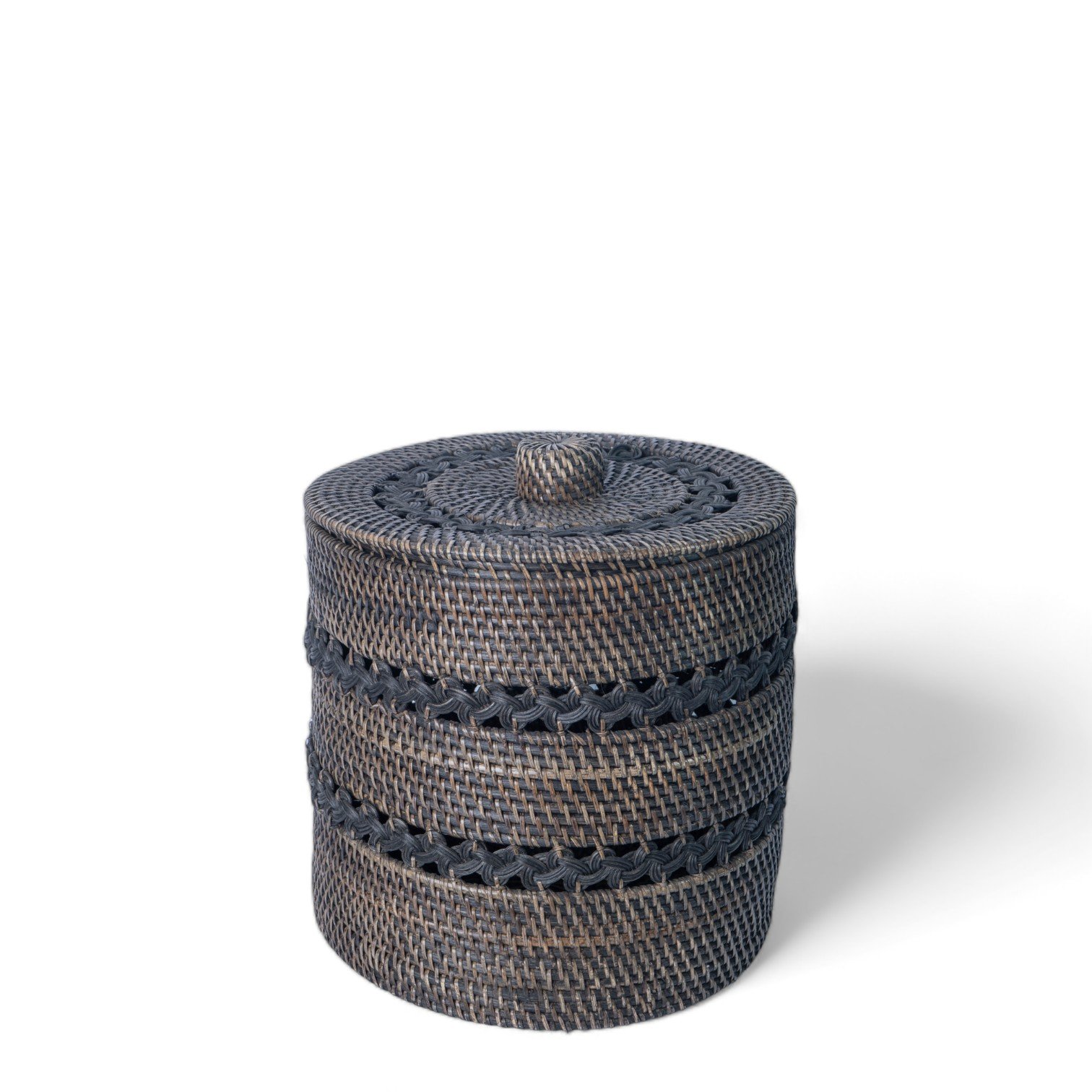 478 Tempat Laundry Rotan Rancang + Tutup 30cm 900 50