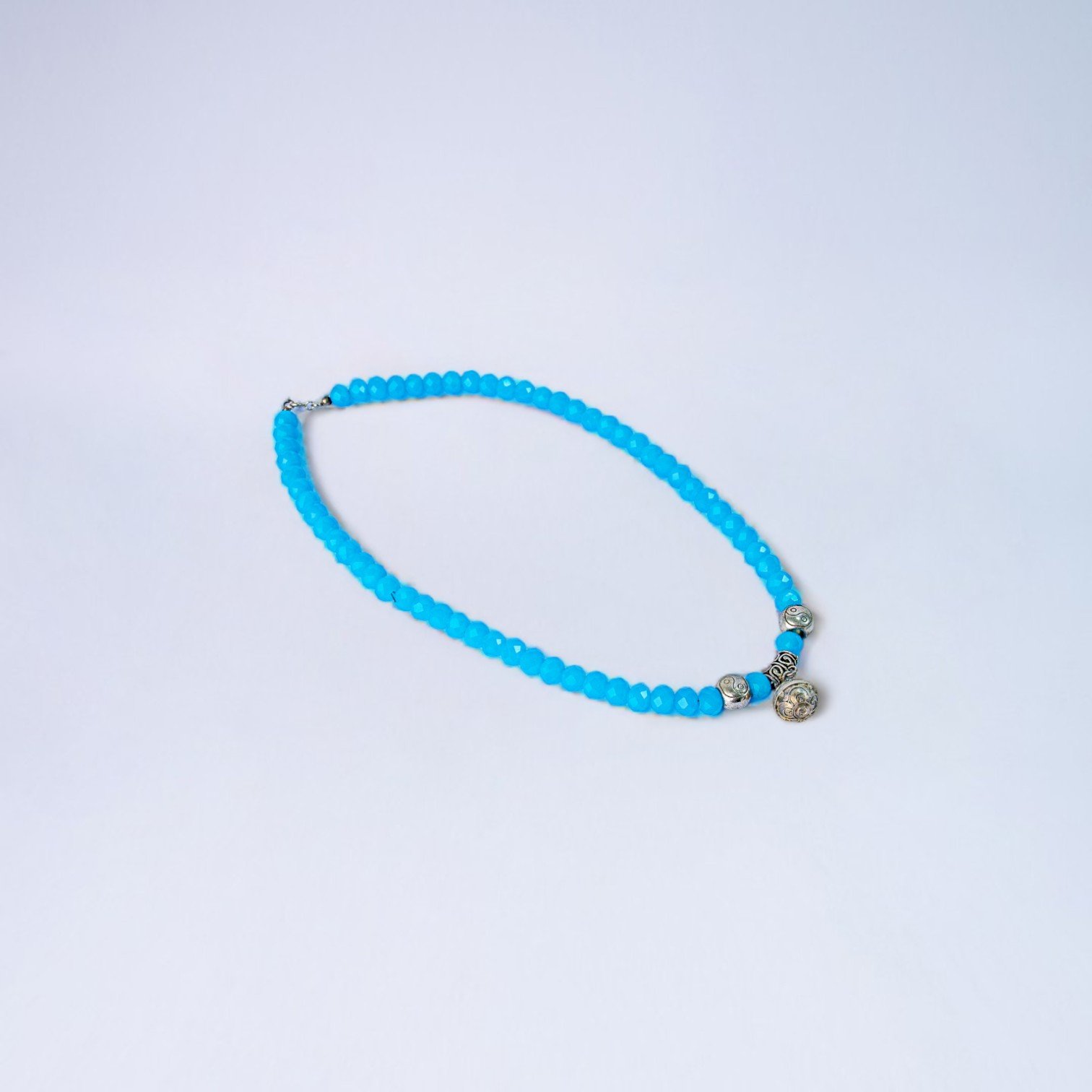 50 KALUNG BATU TURKIS PENDEN BOLA 900 20
