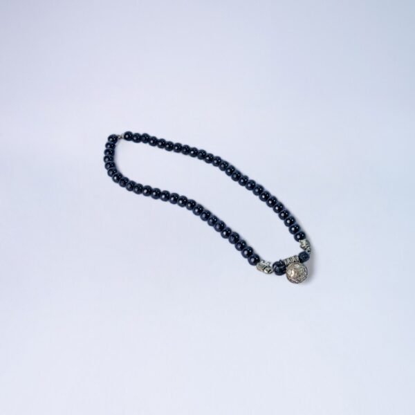 52 KALUNG BATU HITAM PENDEN BOLA 750 40