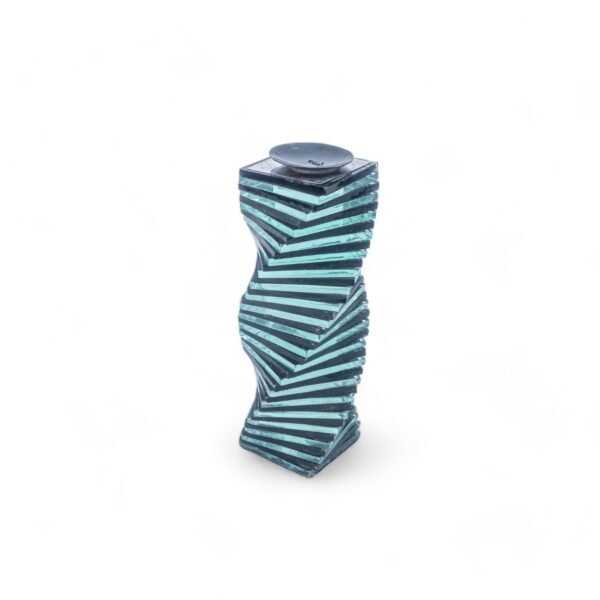 52 Tempat Lilin Kaca Hexagonal T.20cm 105 2