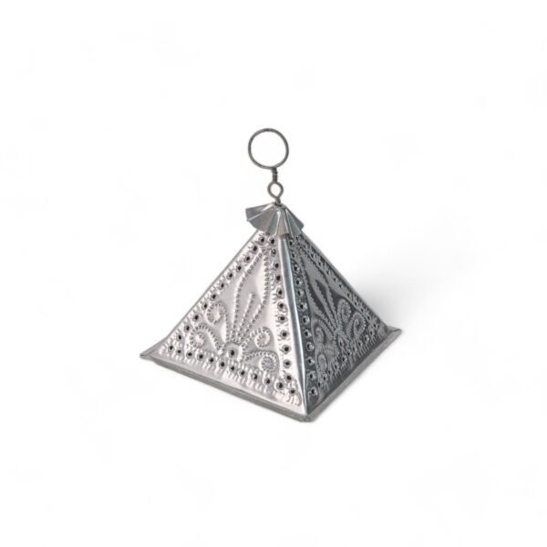 93 Tempat Lilin Piramid Aluminium 13x13x13 75 4